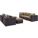 Modway Furniture Outdoor Seating Sets EEI-2200-EXP-MOC-SET IMAGE 3