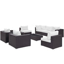 Modway Furniture Outdoor Seating Sets EEI-2203-EXP-WHI-SET IMAGE 1