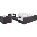 Modway Furniture Outdoor Seating Sets EEI-2203-EXP-WHI-SET IMAGE 2