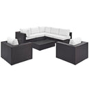 Modway Furniture Outdoor Seating Sets EEI-2203-EXP-WHI-SET IMAGE 3