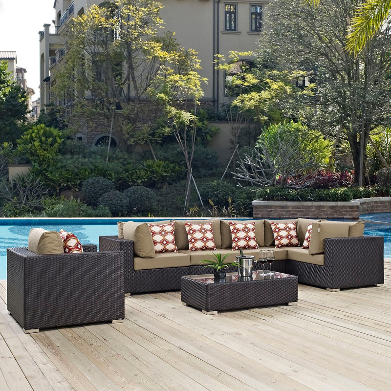 Modway Furniture Outdoor Seating Sets EEI-2350-EXP-MOC-SET IMAGE 6