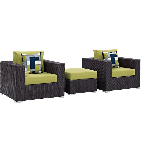 Modway Furniture Outdoor Seating Sets EEI-2363-EXP-PER-SET IMAGE 1