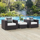 Modway Furniture Outdoor Seating Sets EEI-2363-EXP-WHI-SET IMAGE 5