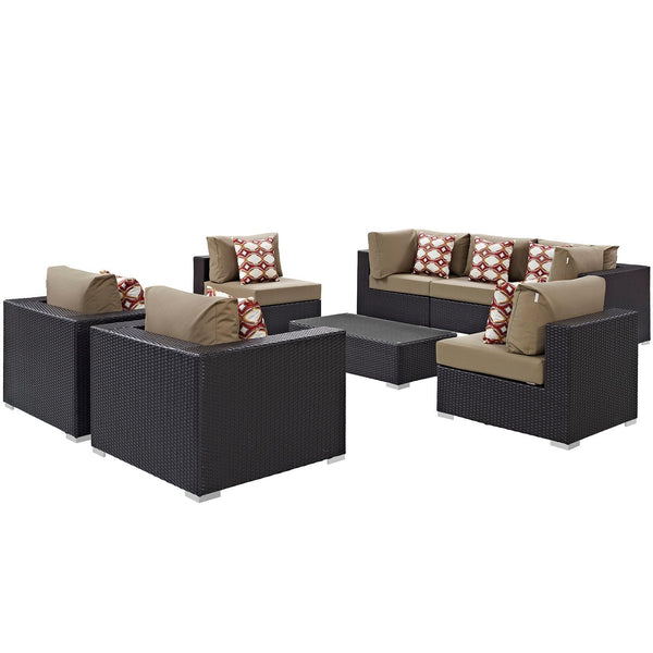 Modway Furniture Outdoor Seating Sets EEI-2368-EXP-MOC-SET IMAGE 1