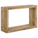 704839 Benton Rectangular Solid Wood Sofa Table Natural