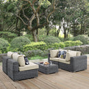 Modway Furniture Outdoor Seating Sets EEI-2391-GRY-BEI-SET IMAGE 5