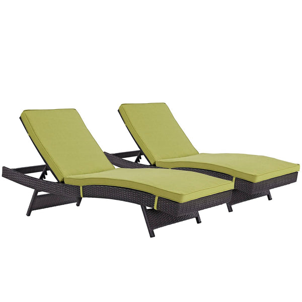 Modway Furniture Outdoor Seating Chaises EEI-2428-EXP-PER-SET IMAGE 1
