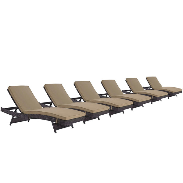 Modway Furniture Outdoor Seating Chaises EEI-2430-EXP-MOC-SET IMAGE 1