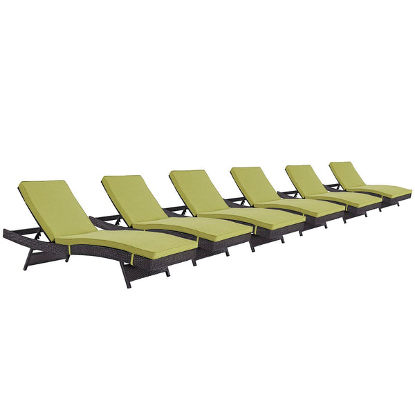 Modway Furniture Outdoor Seating Chaises EEI-2430-EXP-PER-SET IMAGE 1