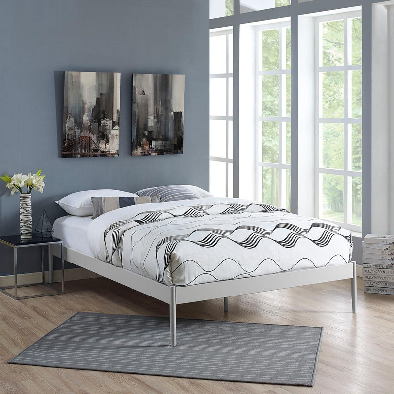 Modway Furniture King Bed Frame MOD-5475-GRY IMAGE 5