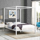 Modway Furniture Queen Bed Frame MOD-5570-WHI-GRY IMAGE 5