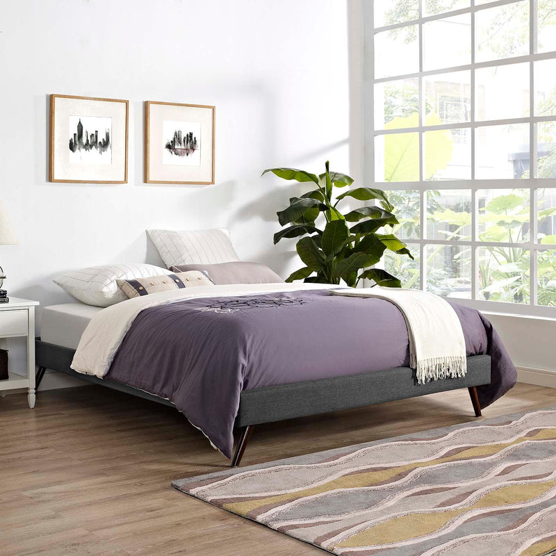 Modway Furniture King Bed Frame MOD-5893-GRY IMAGE 5