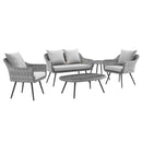 Modway Furniture Outdoor Seating Sets EEI-3178-GRY-GRY-SET IMAGE 2