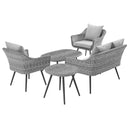Modway Furniture Outdoor Seating Sets EEI-3178-GRY-GRY-SET IMAGE 3