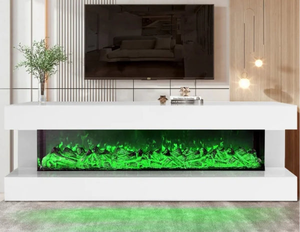 A85-WHITE TV STAND