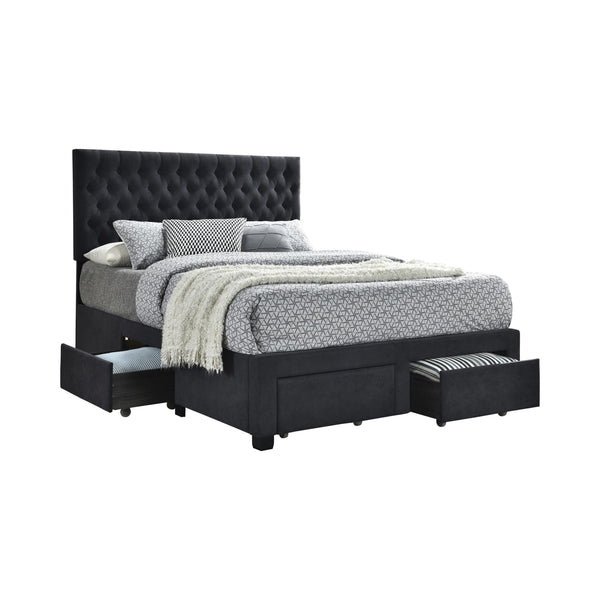 Coaster Furniture Soledad Queen Upholstered Platform Bed with Storage 305877Q IMAGE 1