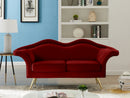 607 Red Lips Loveseat And Chair 2PC Set