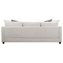  Coaster Furniture Mcloughlin 501840 Upholstered Sloped Arm Sectional Sofa - Platinum IMAGE 4