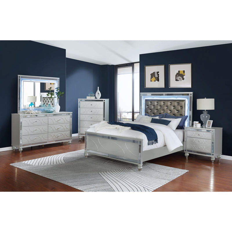 Coaster Furniture Gunnison 223213 6-Drawer Dresser - Silver Metallic IMAGE 10