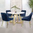 Coaster Furniture Mayette 192492 Upholstered Dining Side Chair - Blue (Set of 2) IMAGE 11