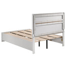  Coaster Furniture Miranda 205111F 51-inch Wood Full Storage Panel Bed - White IMAGE 5