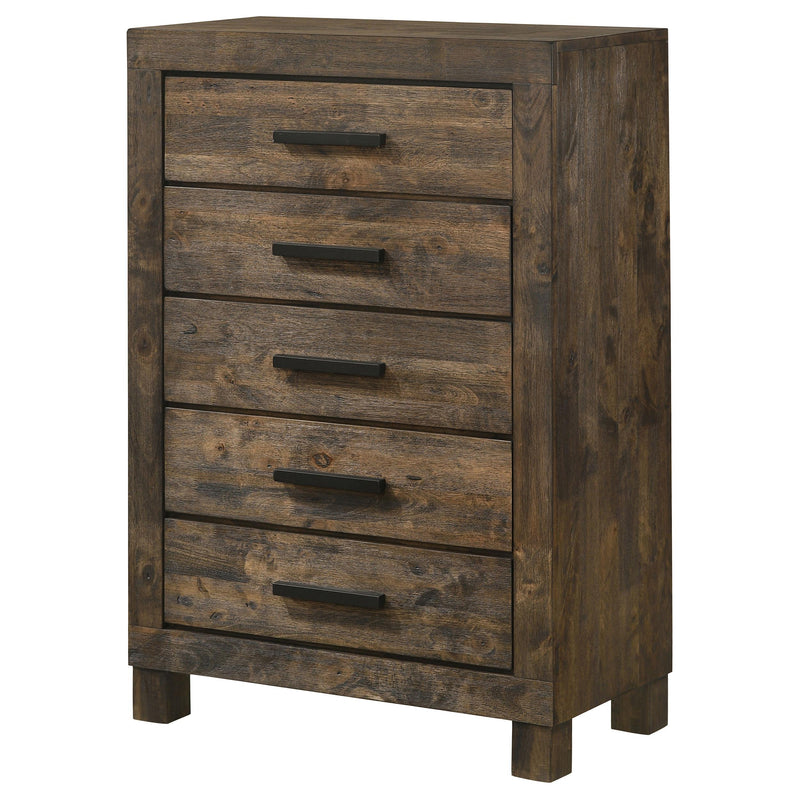 Coaster Furniture Woodmont 5-Drawer Chest 222635 IMAGE 3