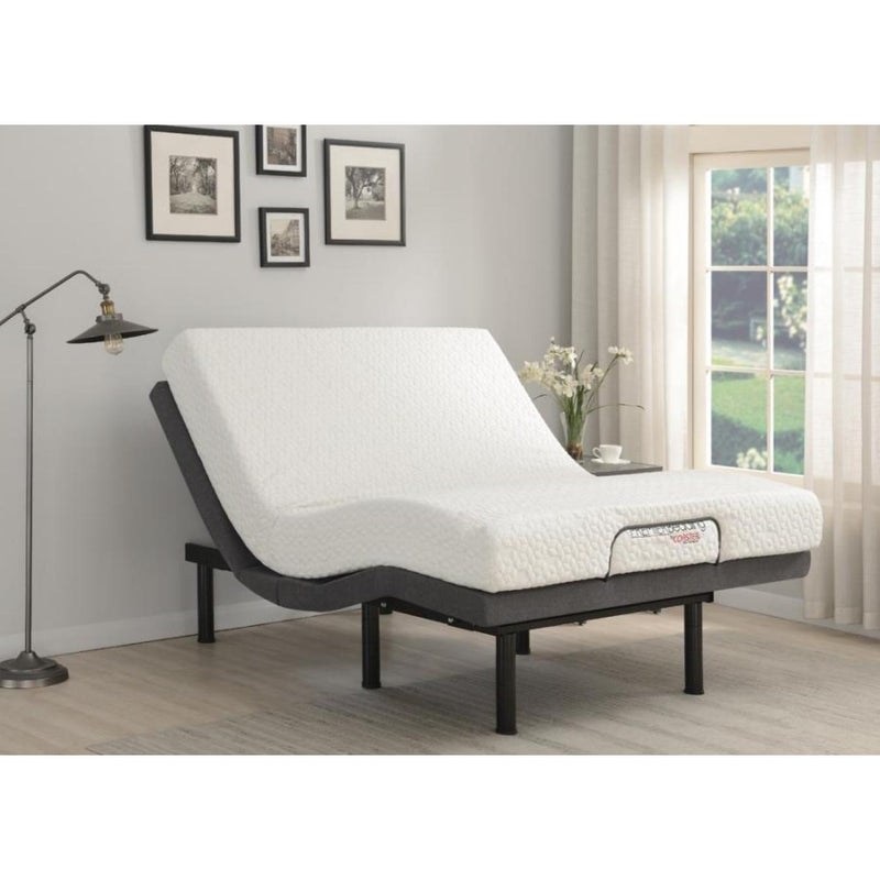  Coaster Furniture Negan 350132Q Queen Adjustable Bed Base - Grey and Black IMAGE 12