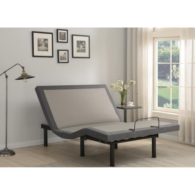  Coaster Furniture Negan 350132Q Queen Adjustable Bed Base - Grey and Black IMAGE 13