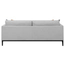  Coaster Furniture Apperson 508681 Upholstered Track Arm Sofa - Light Grey IMAGE 6