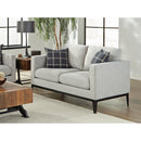  Coaster Furniture Apperson 508682 Upholstered Track Arm Loveseat - Light Grey IMAGE 9