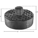 Meridian Banquet Grey Velvet Bench IMAGE 5