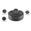 Meridian Banquet Grey Velvet Bench IMAGE 6