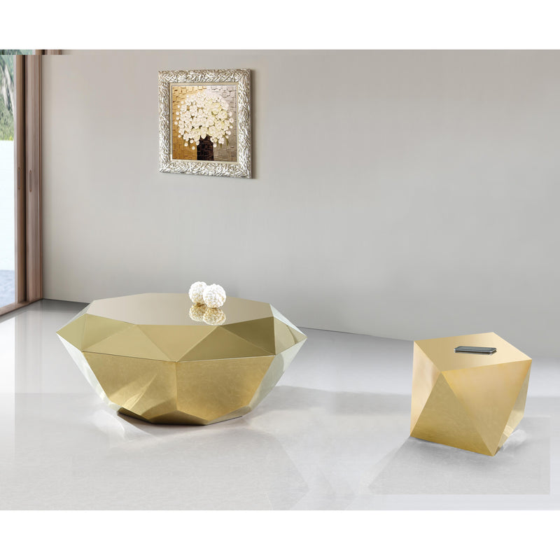 Meridian Gemma Gold End Table IMAGE 6