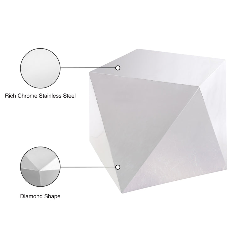 Meridian Gemma Silver End Table IMAGE 5