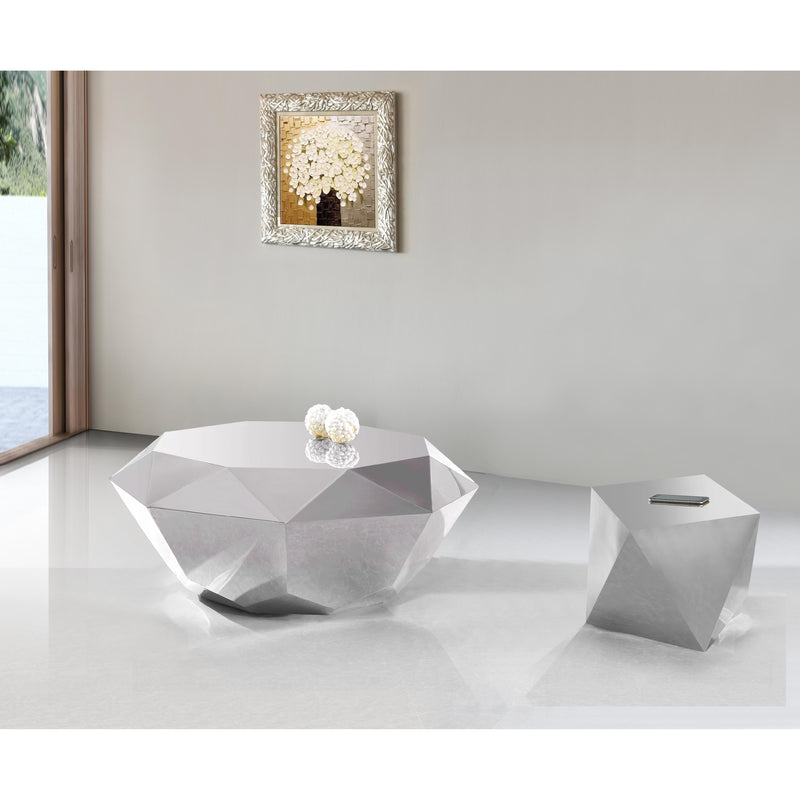 Meridian Gemma Silver End Table IMAGE 6