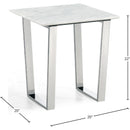 Meridian Carlton Chrome End Table IMAGE 3