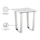 Meridian Carlton Chrome End Table IMAGE 4