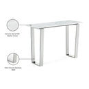 Meridian Carlton Chrome Console Table IMAGE 4