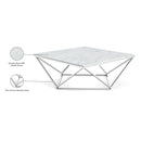 Meridian Skyler Chrome Coffee Table IMAGE 5