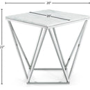 Meridian Skyler Chrome End Table IMAGE 3