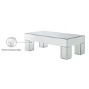 Meridian Lainy Mirrored Coffee Table IMAGE 4
