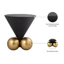 Meridian Naples Grey Cement End Table IMAGE 8