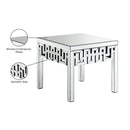 Meridian Aria Mirrored End Table IMAGE 4