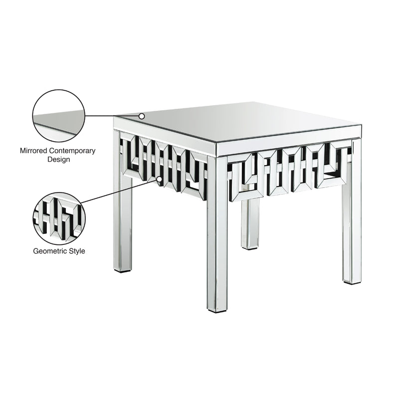 Meridian Aria Mirrored End Table IMAGE 4