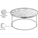 Meridian Butterfly Silver Coffee Table IMAGE 8