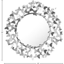 Meridian Butterfly Silver Mirror IMAGE 6