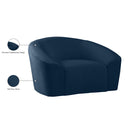 Meridian Riley Navy Velvet Chair IMAGE 9