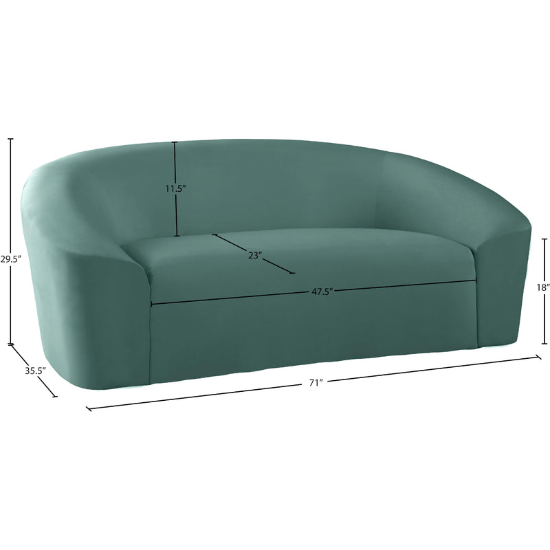 Meridian Riley Mint Velvet Loveseat IMAGE 8