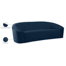 Meridian Riley Navy Velvet Sofa IMAGE 9