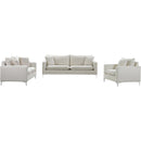 Meridian Naomi Cream Velvet Chair IMAGE 10